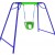 КАЧ-1.5.1 Рама для подвесных качелей и сиденье пластиковое со спинкой К-1.03(тип 1)