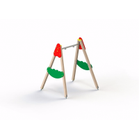 Качели на деревянных стойках 4141(тип 1), 4141, ПО ЗАПРОСУ, 4141, Стройгород К, Качели