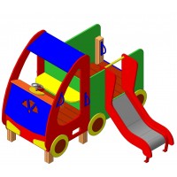 Машинка с горкой 4419, 4419, ПО ЗАПРОСУ, 4419, Стройгород К, Машинки