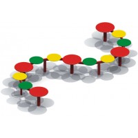 Дорожка «Змейка» 2450, , ПО ЗАПРОСУ, 2450, Стройгород К, Детские скамейки