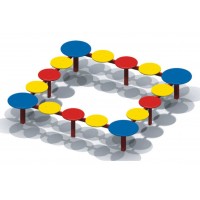 Дорожка «Малый квадрат» 2455, , ПО ЗАПРОСУ, 2455, Стройгород К, Детские скамейки