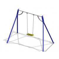 Качели на металлических стойках 4156 (Без подвеса)(тип 1), 4156, ПО ЗАПРОСУ, 4156 , Стройгород К, Качели