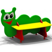 Скамейка "Гусеница" 2405, , ПО ЗАПРОСУ, 2405, Стройгород К, Детские скамейки