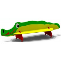 Скамейка "Крокодил" 2409, , ПО ЗАПРОСУ, 2409, Стройгород К, Детские скамейки