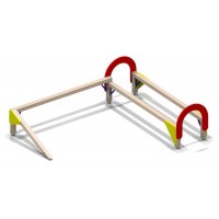 Бум двойной с арками 6708, 6708, ПО ЗАПРОСУ, 6708, Стройгород К, ДСК(для младших)